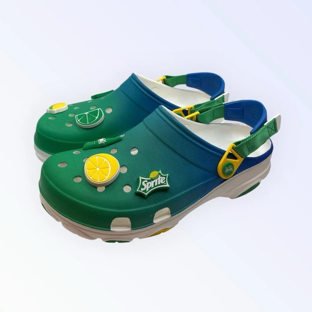 Crocs Sprite Coca-Cola All‎ Terrain Clogs Sandals Men's Size 11 Womens 13 New